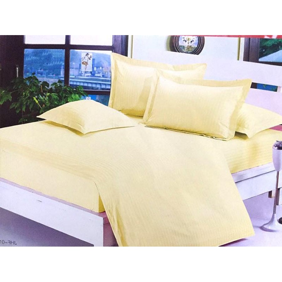 Lenjerie Damasc Galben - Lenjerii Damasc - ofertelecasei.ro