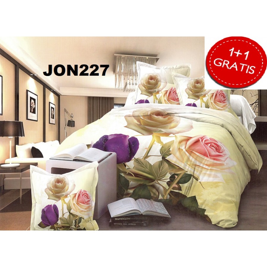 LENJERIE 1+1 GRATIS JON227 - 1+1 GRATIS Lenjerii 3D - ofertelecasei.ro