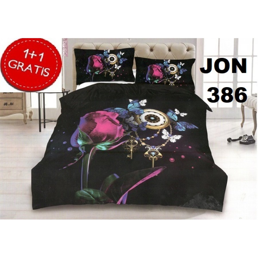 LENJERIE 1+1 GRATIS JON386 - 1+1 GRATIS Lenjerii 3D - ofertelecasei.ro