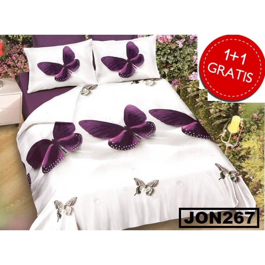 LENJERIE 1+1 GRATIS JON267 - 1+1 GRATIS Lenjerii 3D - ofertelecasei.ro