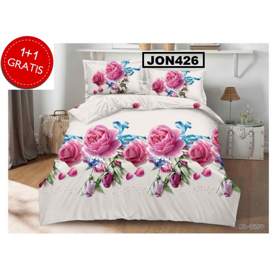 LENJERIE 1+1 GRATIS JON426 - 1+1 GRATIS Lenjerii 3D - ofertelecasei.ro