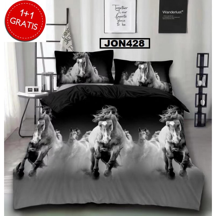 LENJERIE 1+1 GRATIS JON428 - 1+1 GRATIS Lenjerii 3D - ofertelecasei.ro