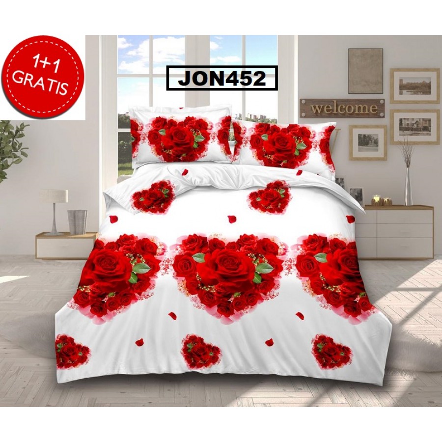 LENJERIE 1+1 GRATIS JON452 - 1+1 GRATIS Lenjerii 3D - ofertelecasei.ro
