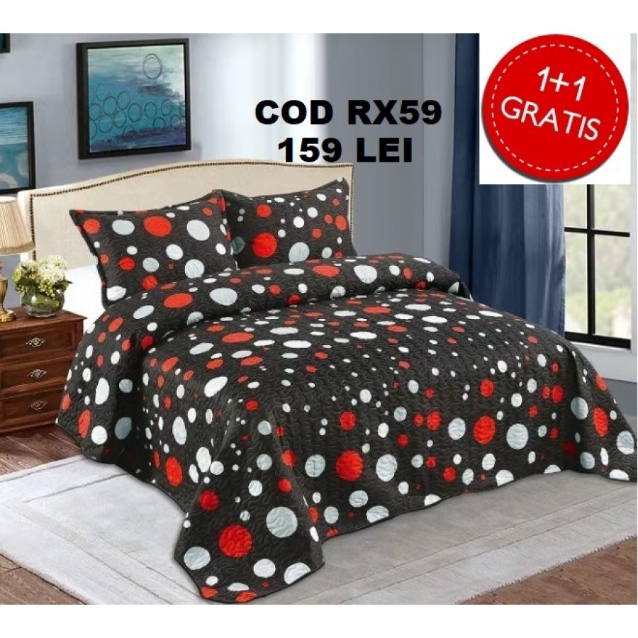 1+1 GRATIS Cuvertura Matlasata cu 2 fete RX59 - 1+1 GRATIS Cuverturi 2 Fete - ofertelecasei.ro