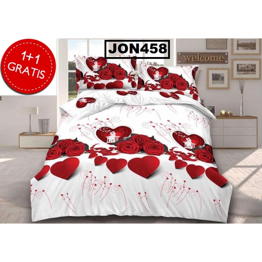 LENJERIE 1+1 GRATIS JON458 - 1+1 GRATIS Lenjerii 3D - ofertelecasei.ro