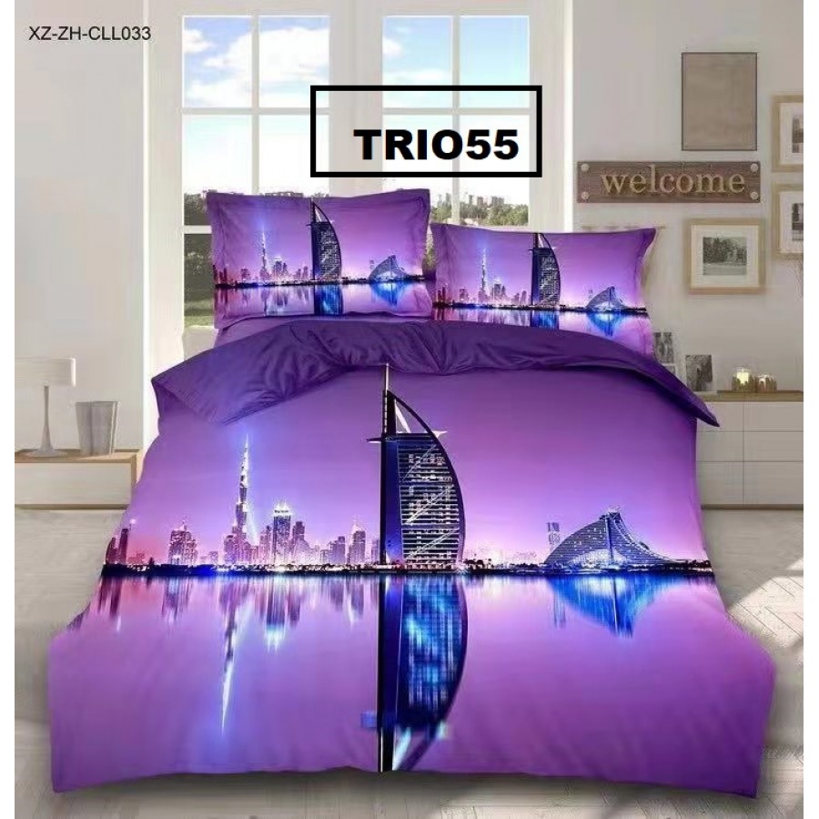 LENJERIE  3D BBS TRIO55 - PACHET 3 LENJERII - ofertelecasei.ro